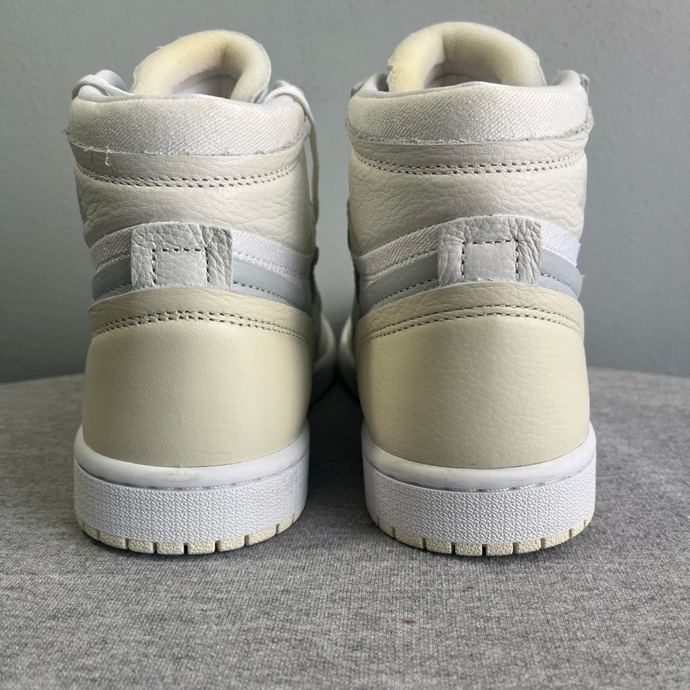 Nike Jordan 1 MM High White Pure Platinum Women's Shoe Size 6.5 FB9891-100​​ - Picture 5 of 11